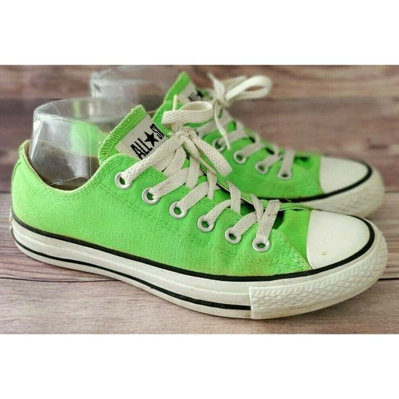 Converse Shoes - Converse Womens All Star Ox green Sneakers Size 8